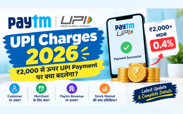 Paytm UPI Charges 2026
